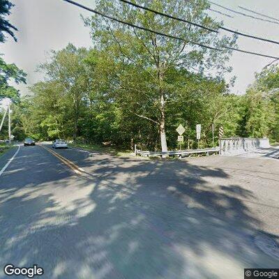 Tree blocking Route 202 near Bear Swamp Church
