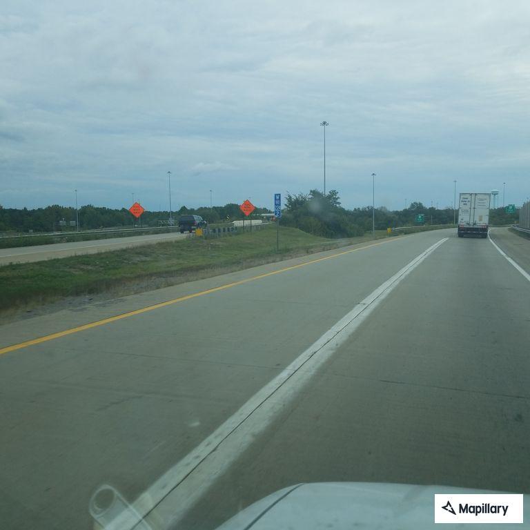 Traffic backup from commercial vehicle on I-80