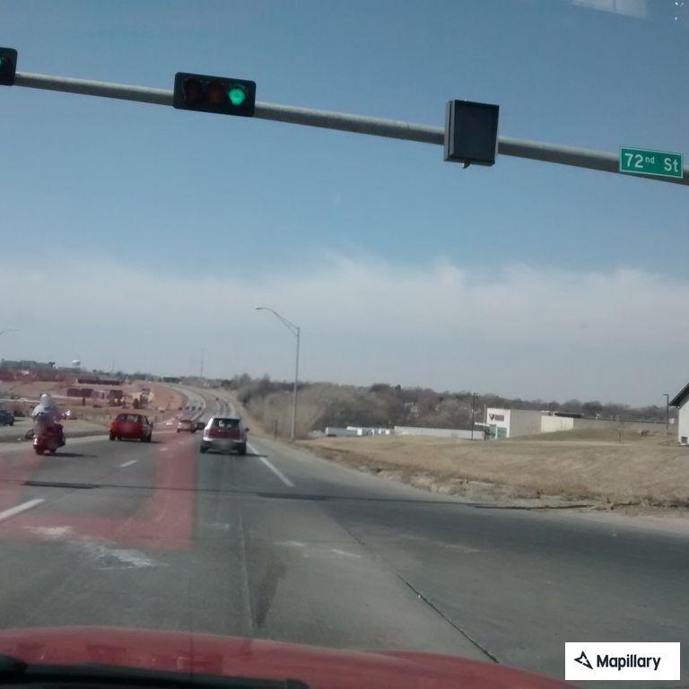 Erratic driver in dark gray SUV reported on 72nd Street