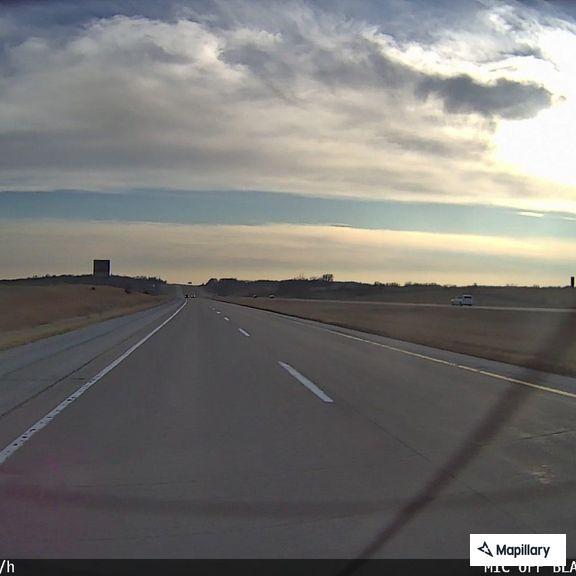 Overturned semi blocking northbound Highway 218