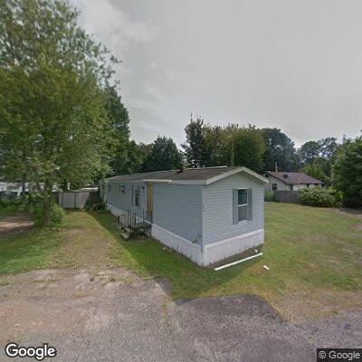 Two people in physical fight at trailer park