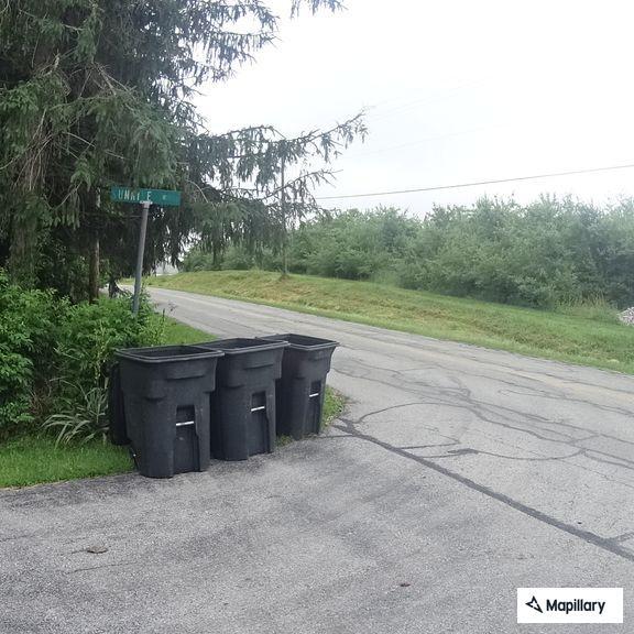 Fireworks complaint with debris in roadway