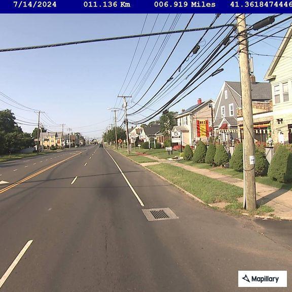 Car hits barrier and stops near Dixwell Avenue