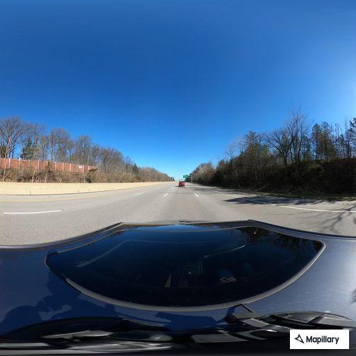 Disabled car with flat tire on I-77 southbound