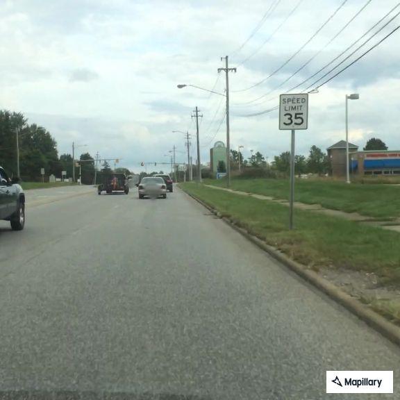 Erratic driver reported near Northfield and Rockside