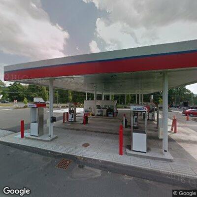 Person unconscious near gas station on Newtown Road
