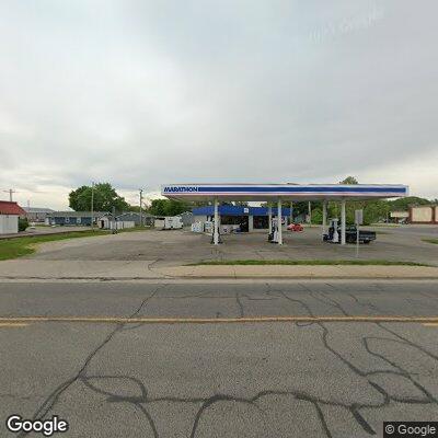 Vehicle fire at gas station on South Huntington Street