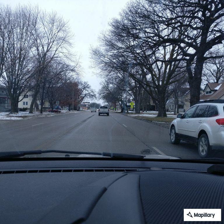 Two-vehicle crash at Military and Clarkson