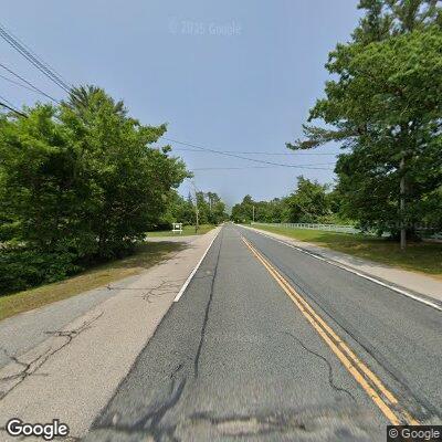 Person bent over on roadside at RI-2 and Sand Plain Rd