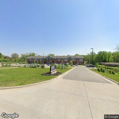 Car hits brick sign at senior apartments parking lot
