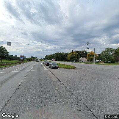 Car stopped in roadway on Porter Avenue