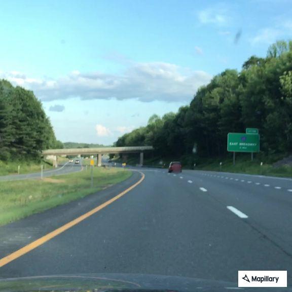 Rollover crash on Route 17 near exit 104