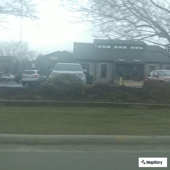 Person experiencing difficulty breathing at medical office