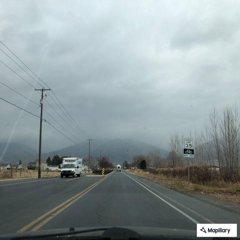 Road hazard sign moved near west and south streets in Nibley