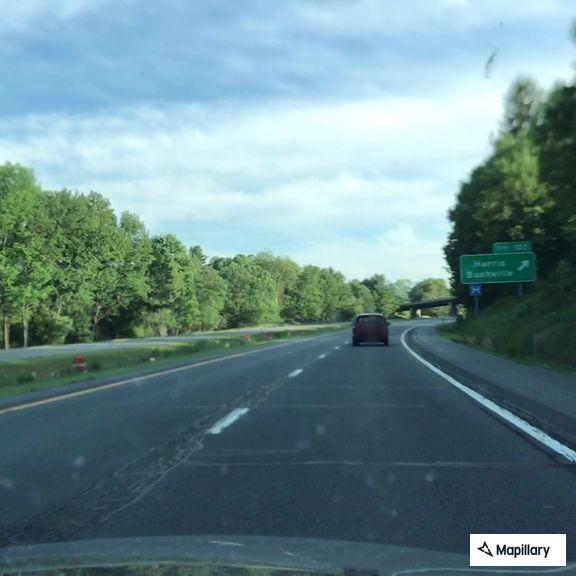 Dead deer blocking westbound lanes on State Route 17