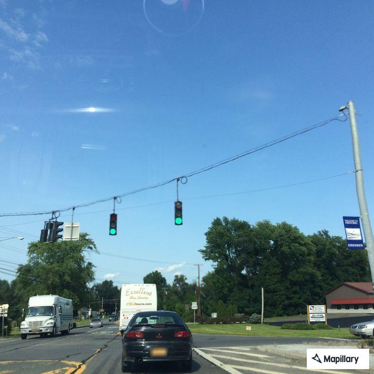 Two-car crash with damage on Route 44/55