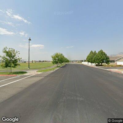 Vehicle blocking street resurfacing work
