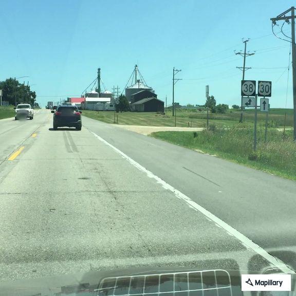 Debris blocking Highway 30 near Highway 38