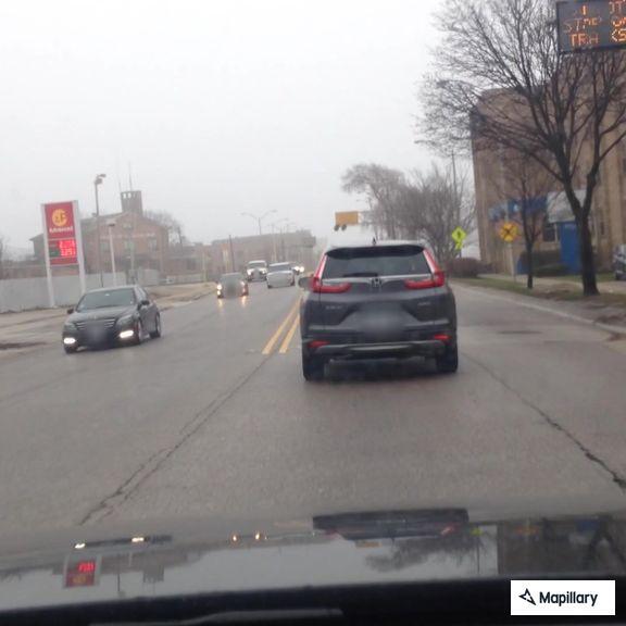 Traffic crash at 78th Avenue and Grand Avenue