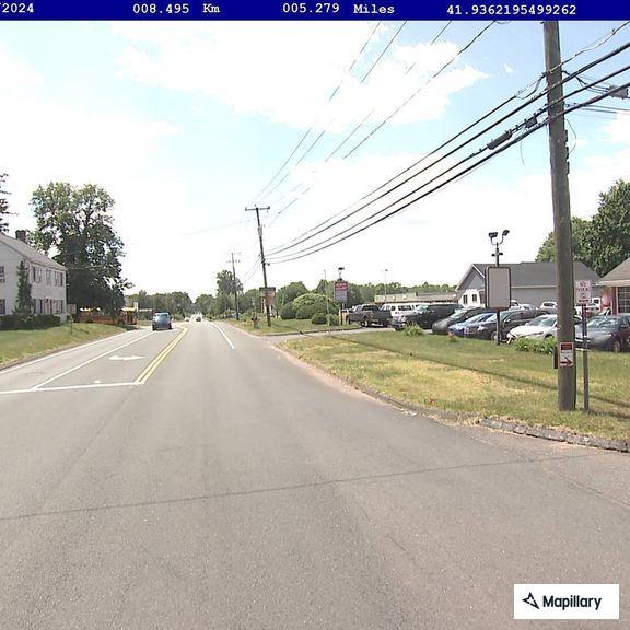Traffic stop on North Road in East Windsor
