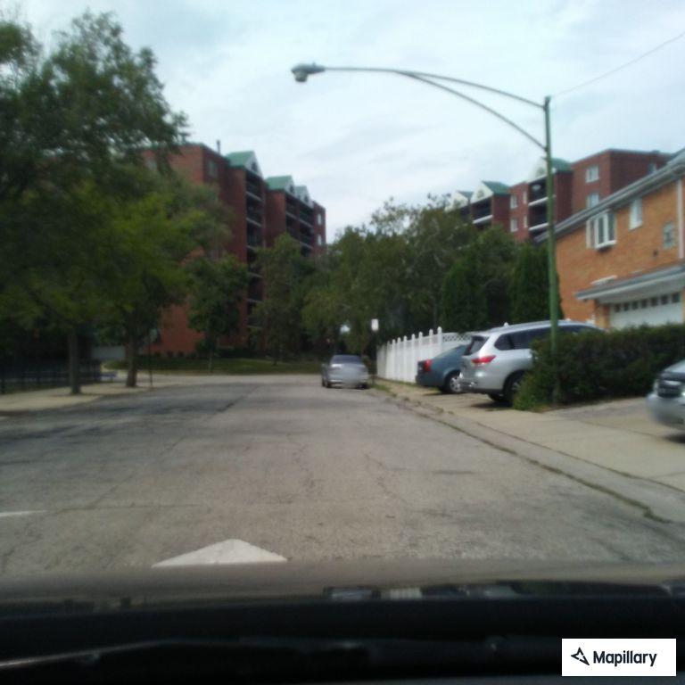 Suspicious car parked on West Foster Avenue