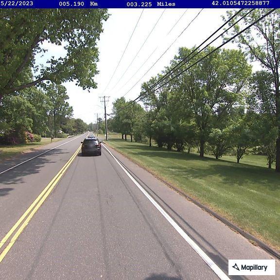 Erratic dark sedan reported on Shaker Road