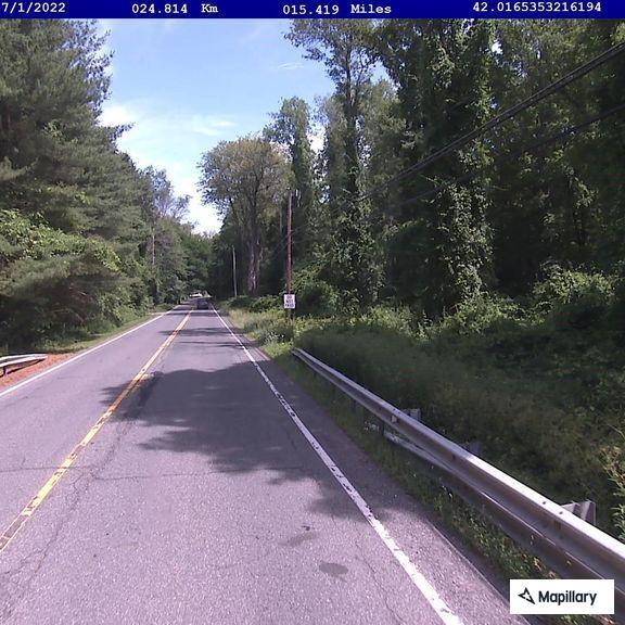 Telephone pole fire on Undermountain Road