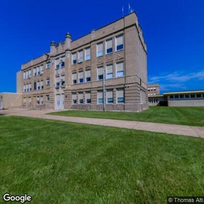 Two-car crash outside Benton Harbor High School