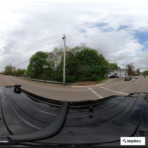 Vehicle crash near South Franklin Street