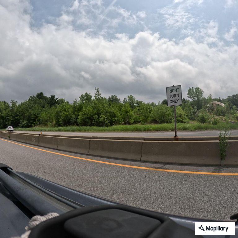 Traffic stop on Worcester Road eastbound