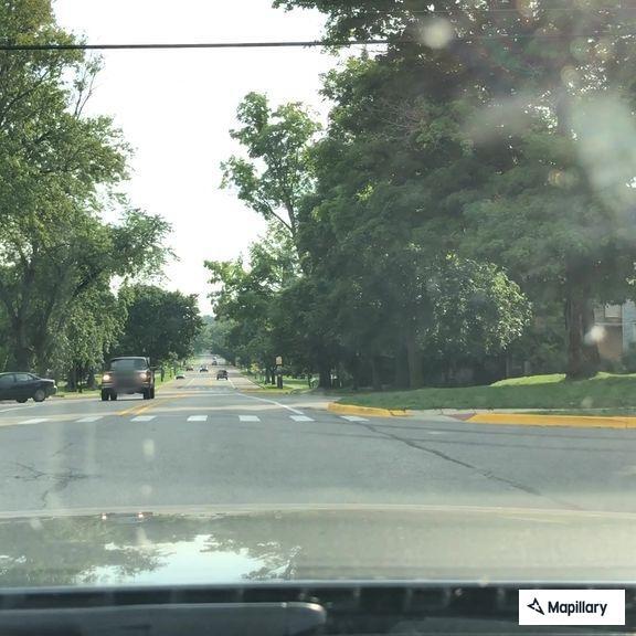 Traffic stop at Main and Clinton intersection