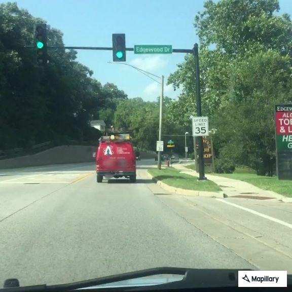 Two vehicle crash at South Eighth and Edgewood