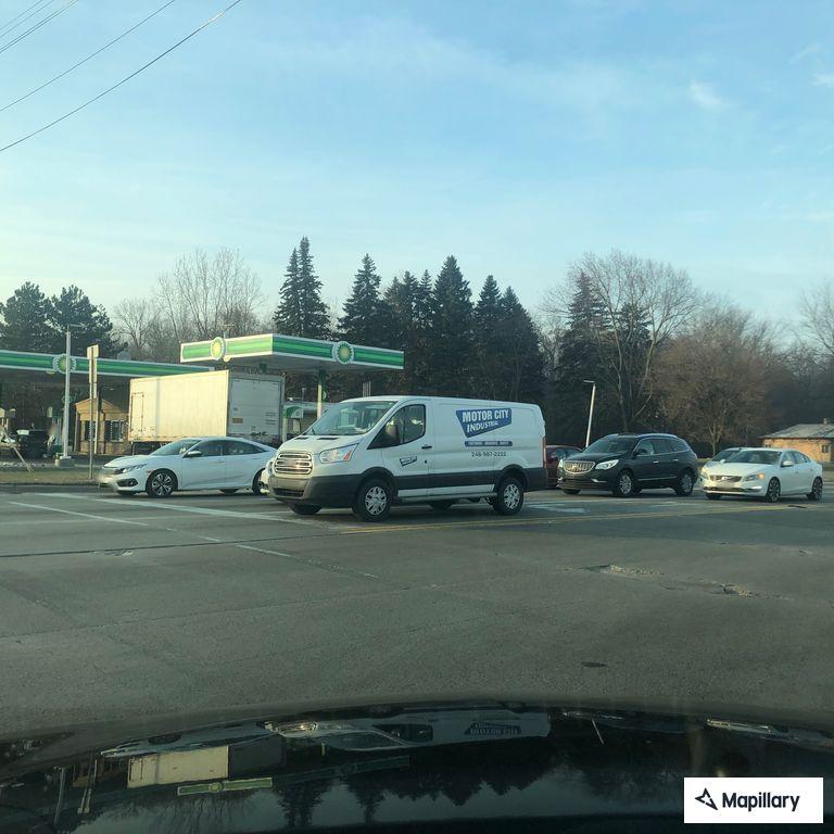 Traffic stop on black Chevy at Eureka and Middlebelt