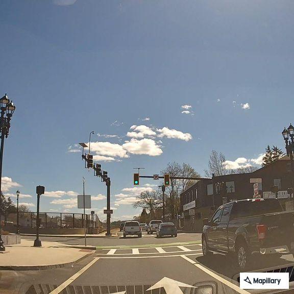 Disabled vehicle on highway near East Milton Square