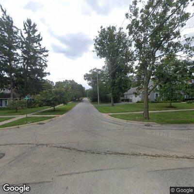 Person experiencing abdominal pain on East North Avenue