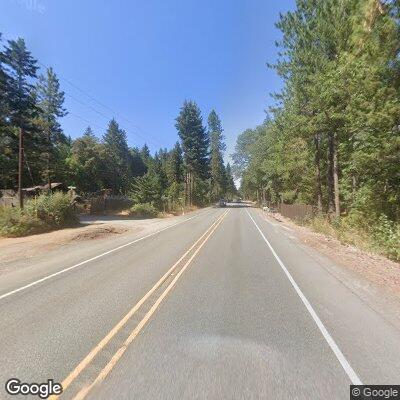 Small roadside brush fire near Hidden Creek Road