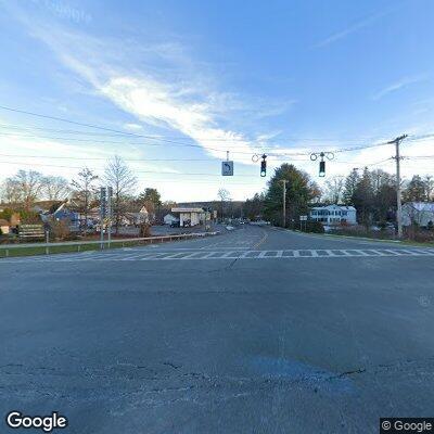 Disabled motorcycle near Route 12 intersection