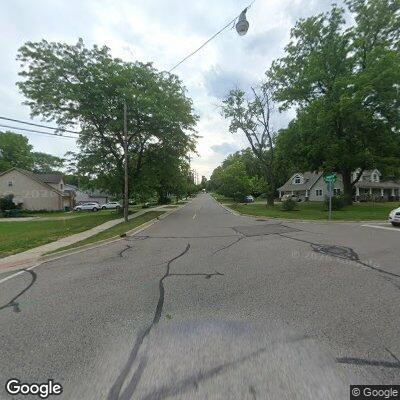 Trees on power line with wires down on Grand Street