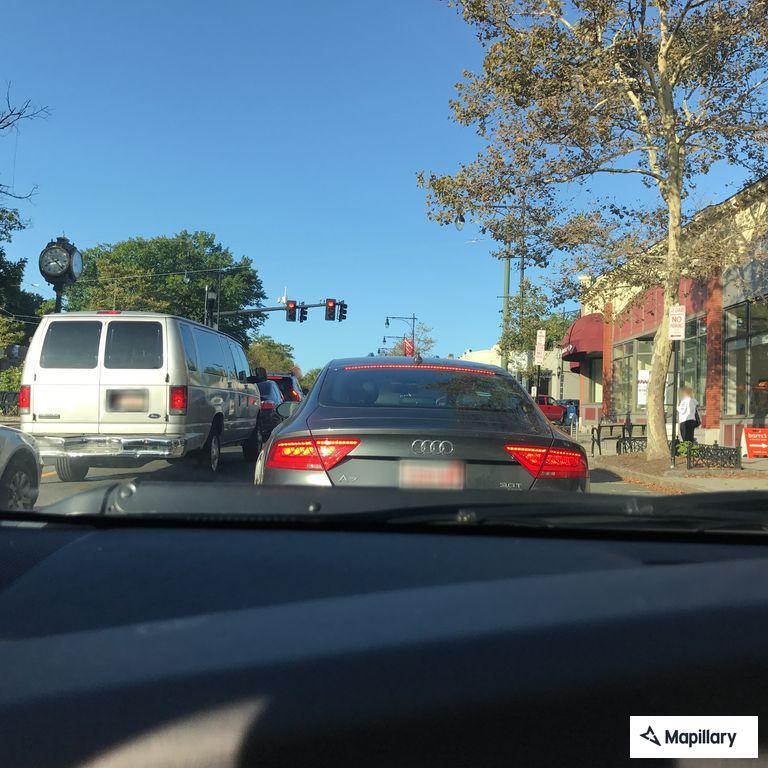 Stolen gray Chevy stopped at Washington and Beacon