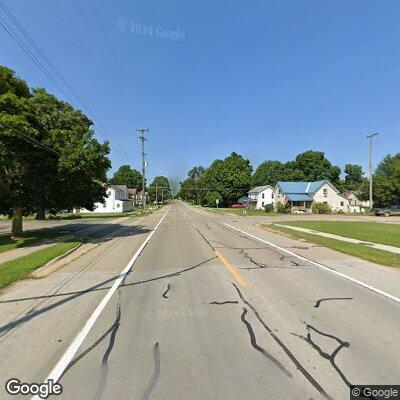 Warning signs at ramp to Springport