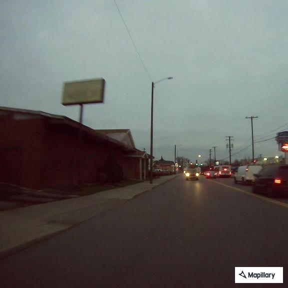 Auto accident with leaning utility pole