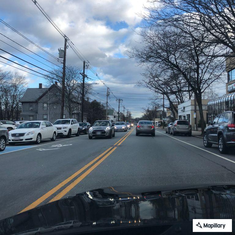 Vehicle parked wrong way in handicapped spot