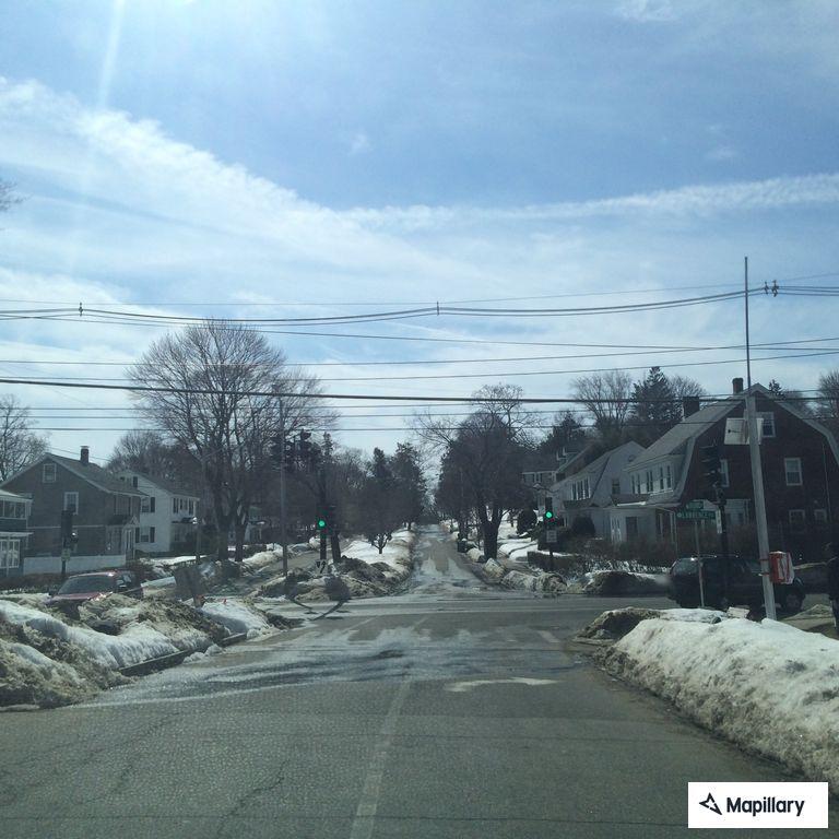 Damaged Honda Civic reported on Governors Avenue