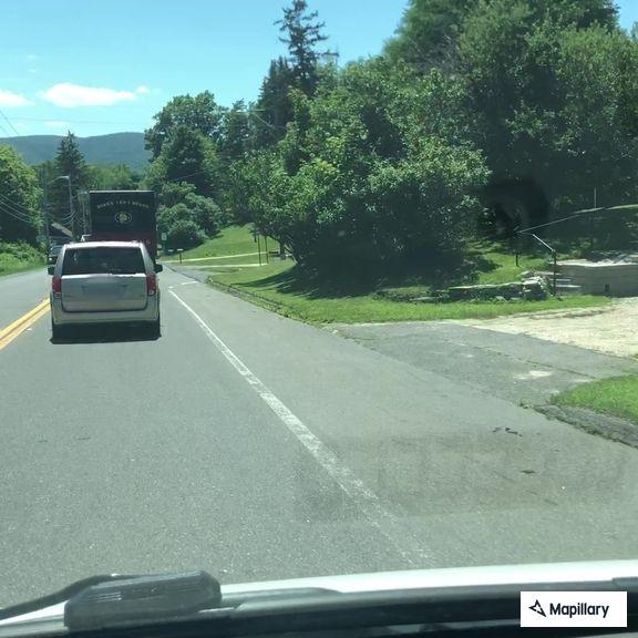 Vehicle hits pole on Route 8 in Cheshire