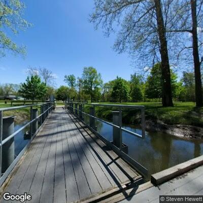 Man appearing faint by bridge at heritage park