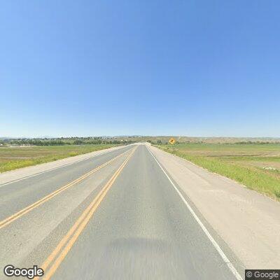 Speeding Chrysler minivan on Wyoming Highway 59