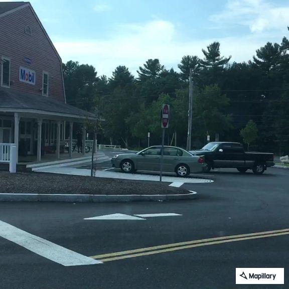 Two-car crash in store parking lot