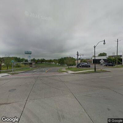 Two-car crash with airbag deployment on Broadway
