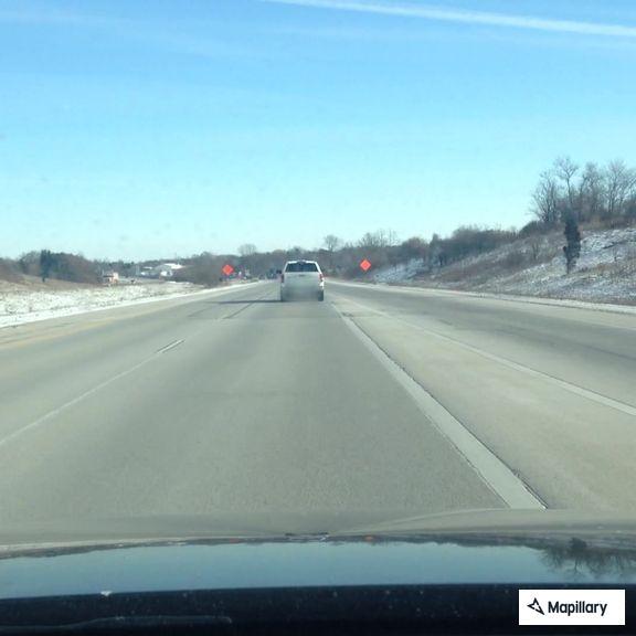 Car hits median on I-43 near Big Bend Drive