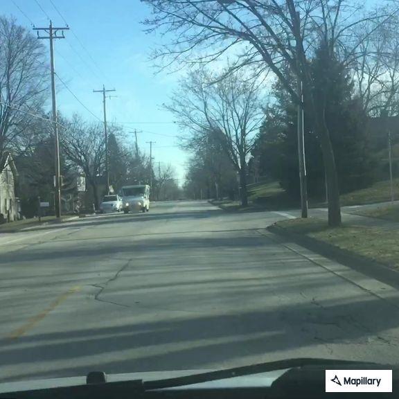 Traffic stop at East Wisconsin and George